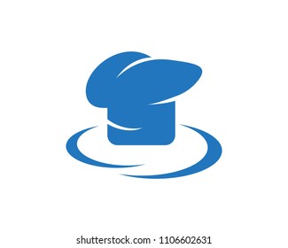 Hat chef icon logo vector template