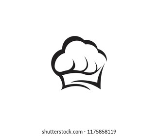 Hat chef icon logo vector