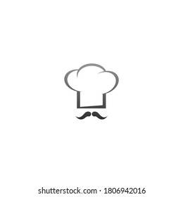 Hat chef icon logo vector