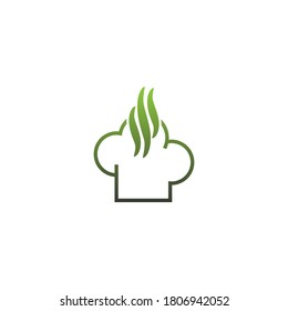 Hat chef icon logo vector