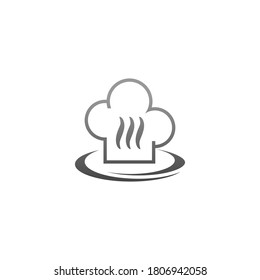 Hat chef icon logo vector