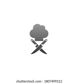 Hat chef icon logo vector