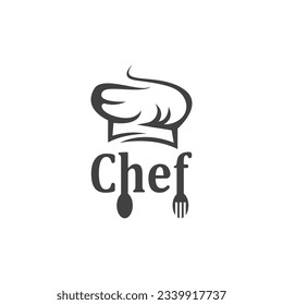 Symbol für den Chefkoch und Symbol-Vektorvorlage