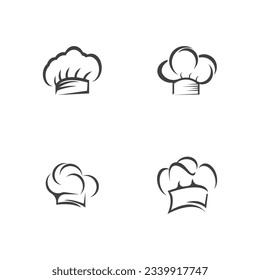 Hat Chef Icon And Symbol Vector Template