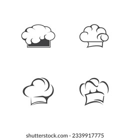 Hat Chef Icon And Symbol Vector Template