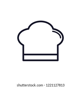Hat chef icon vector logo template