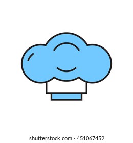 Hat of Chef Line Icon