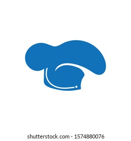 Hat chef logo creative template vector illustration