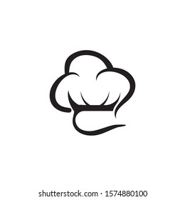 Hat chef logo creative template vector illustration