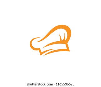 Hat chef  logo and symbol vector template