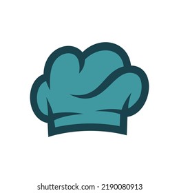 Logo del chef de sombrero y plantilla vectorial de símbolos