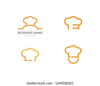 hat chef logo template