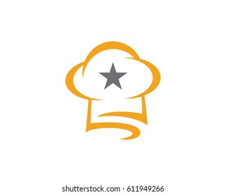 Hat chef Logo Template