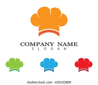 Hat chef logo template