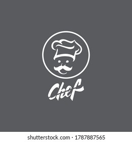 Logo-Vorlage für den Hut und Vektorgrafik von Mustache