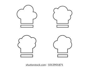 Hat Chef logo template vector icon