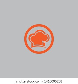 hat chef logo template vector illustration