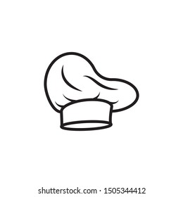 hat chef logo template vector illustration
