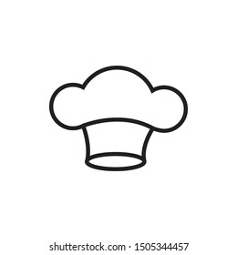 hat chef logo template vector illustration