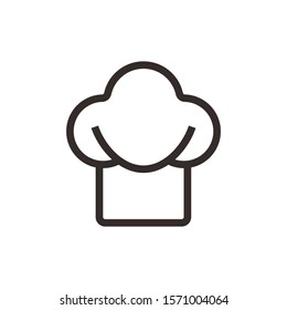 hat chef logo template vector illustration