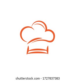 hat chef logo template vector illustration