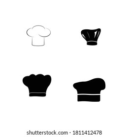 hat chef logo template vector illustration