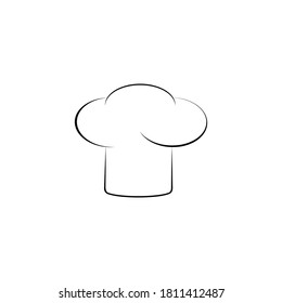 hat chef logo template vector illustration