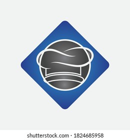 hat chef logo template vector illustration