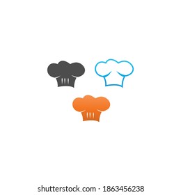 Hat chef logo template vector illustration