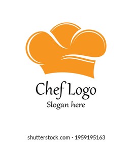 hat chef logo template vector illustration