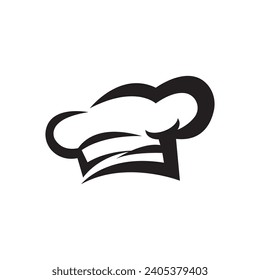 hat chef logo template vector illustration