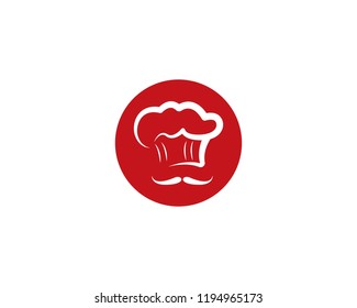 Hat chef symbol illustration