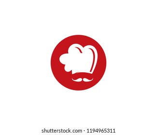 Hat chef symbol illustration