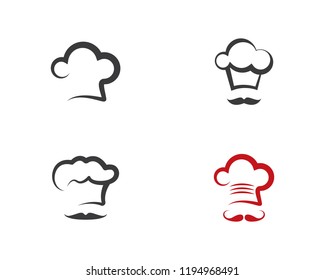 Hat chef symbol illustration