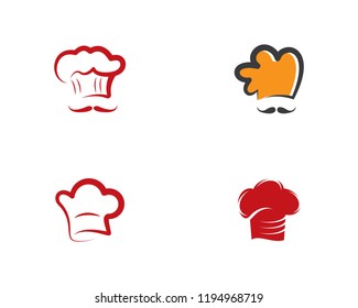 Hat chef symbol illustration