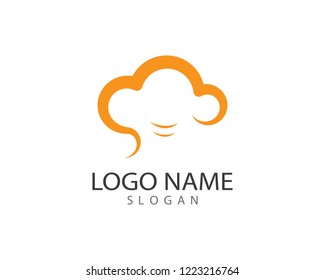 Hat chef symbol illustration