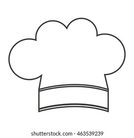 hat chef uniform icon vector illustration design