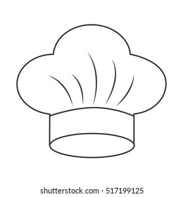 hat chef uniform isolated icon vector illustration design