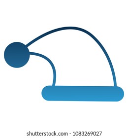 hat christmas isolated icon