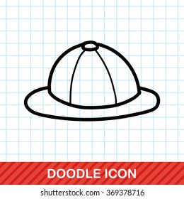 hat color doodle