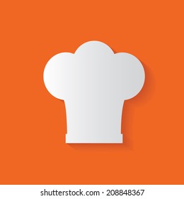 Hat cooking symbol,clean vector