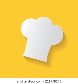 Hat cooking symbol,clean vector