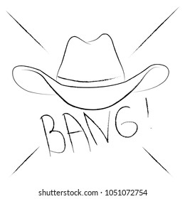 hat of cowboy