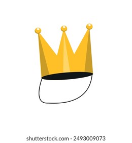 Hat crown festival. Vector graphics
