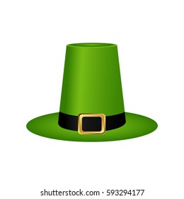Hat cylinder on St. Patrick's Day