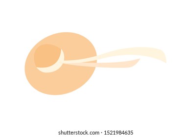 Hat design, Cloth costume accessory, wear decoration uniform and object theme Vector illustration