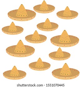 Hat design development. Includes hats illustration, hat pattern.