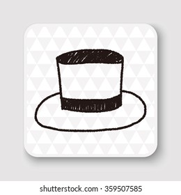 hat doodle drawing