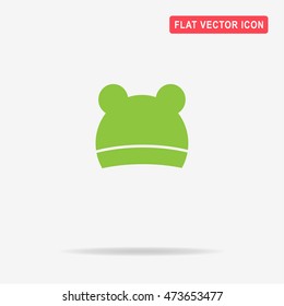 Hat with ears icon. Vector concept illustration for design.