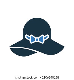 Hat, fashion, travel icon. Simple editable vector illustration.